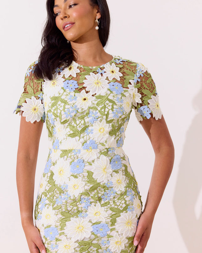 Helena Lace Fishtail Dress