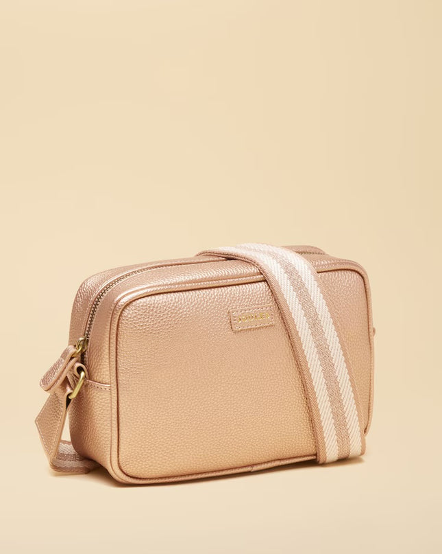 Trent Adjustable Cross Body Bag - Rose Gold