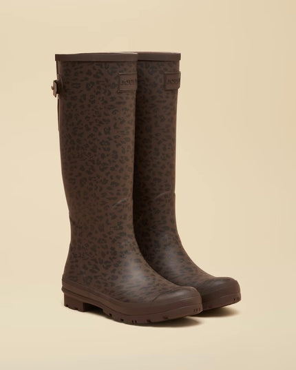 Joules Adjustable Tall Wellies - Print Choc