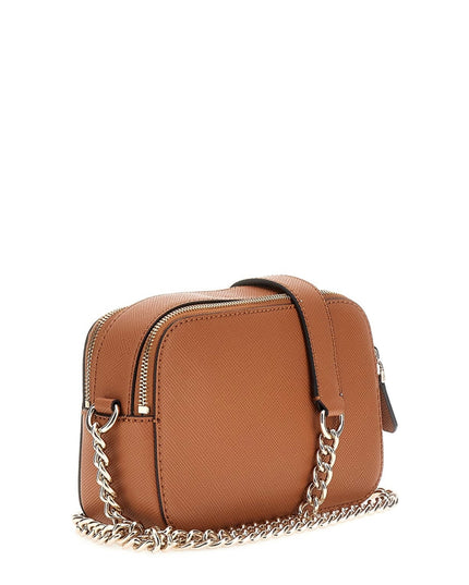 Guess Noelle Crossbody Camera Bag - Light Cognac
