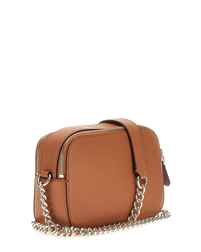 Guess Noelle Crossbody Camera Bag - Light Cognac