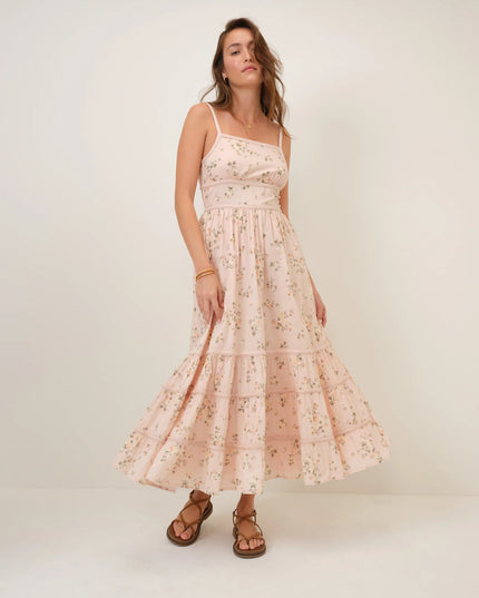 Veronica Midi Dress - Pink