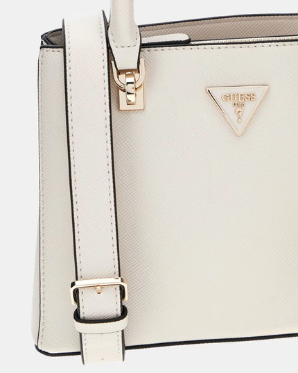 Guess Noelle Saffiano Handbag - Taupe