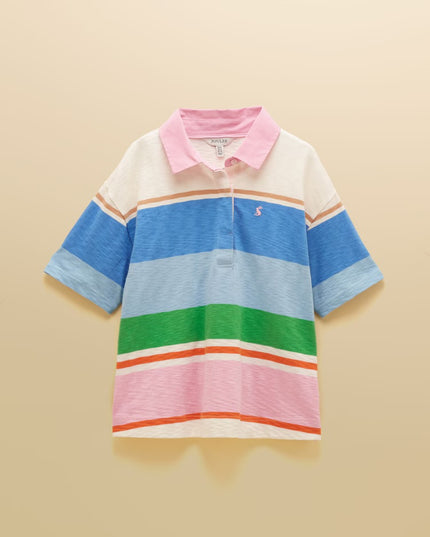 Leighton Short Sleeve Rugby Shirt - Multi Stripe
