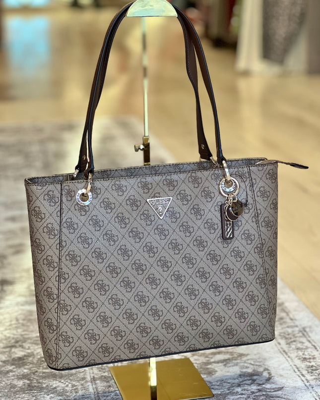Guess Noelle II Tote - Latte Logo/Brown