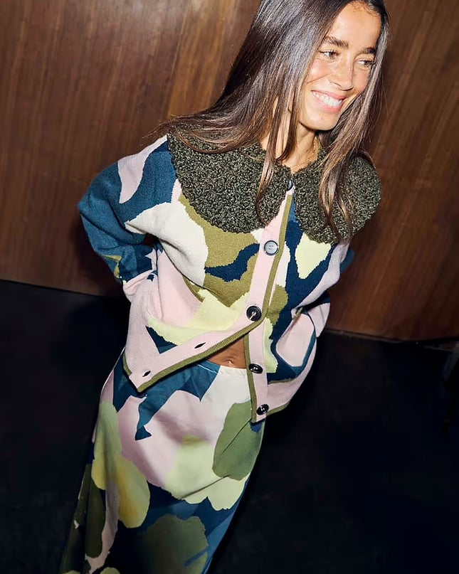 Mara Abstract Cheryl Cardigan