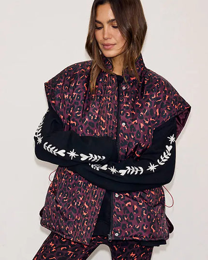 Dark Leopard Gilet
