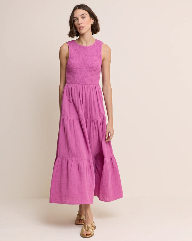 Sleeveless Charlie Midi Dress - Pink