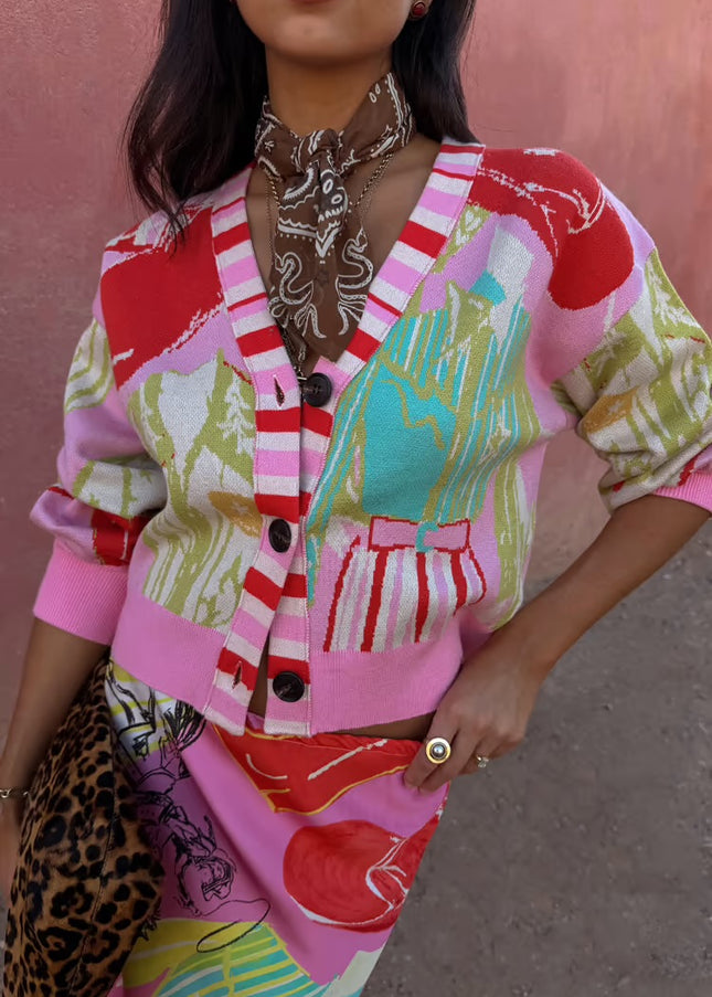 Pink Dallas Cardigan