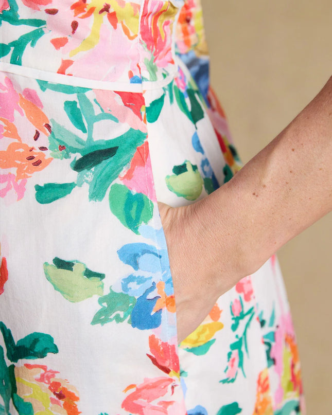 Samantha Floral Maxi Dress - Multi/White