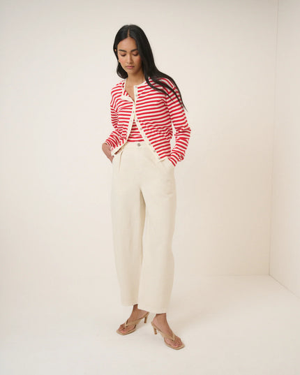 Peckham Barrel Leg Jeans - Cream