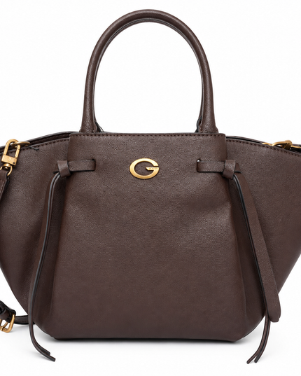 Guess Allegra Girlfriend Shoulder Bag - Brown