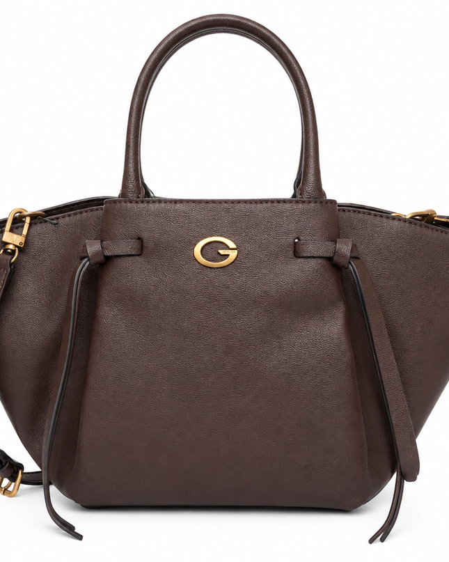 Guess Allegra Girlfriend Shoulder Bag - Brown