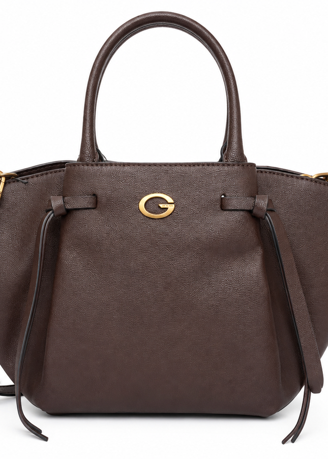 Guess Allegra Girlfriend Shoulder Bag - Brown