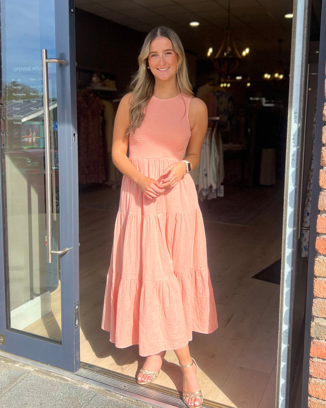 Charlie Midaxi Dress - Coral