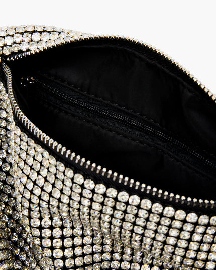 French Connection Knot Diamante Bag