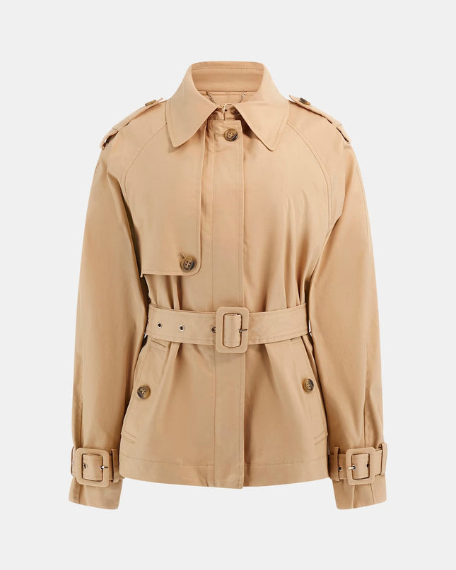 Guess Raphaelle Crop Trench - Cameo Beige