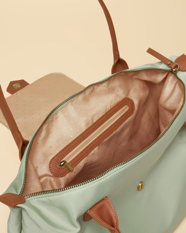 Edie Tote Shoulder Bag - Pistachio