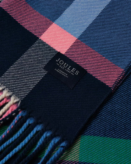 Joules Langtree Scarf - Navy & Pink