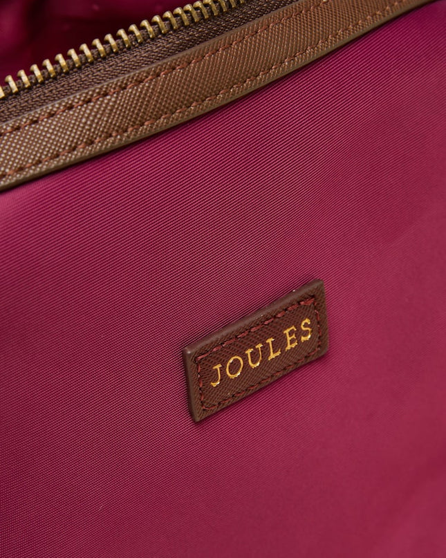 Edie Cosmetic Bag - Berry Red