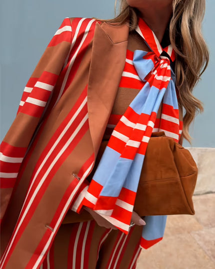 Multi Stripe Blazer