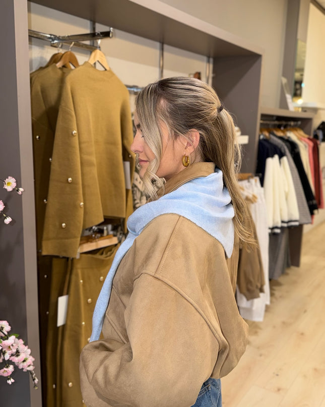 Triangle Scarf - Powder Blue