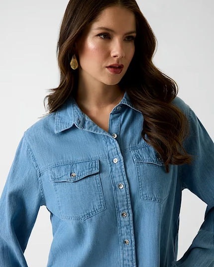 Guess Wren Denim Shirt - Light Blue