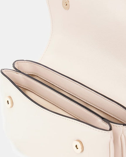 Guess Dea Mini Crossbody Flap - Off White