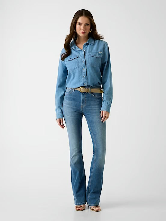 Guess Wren Denim Shirt - Light Blue
