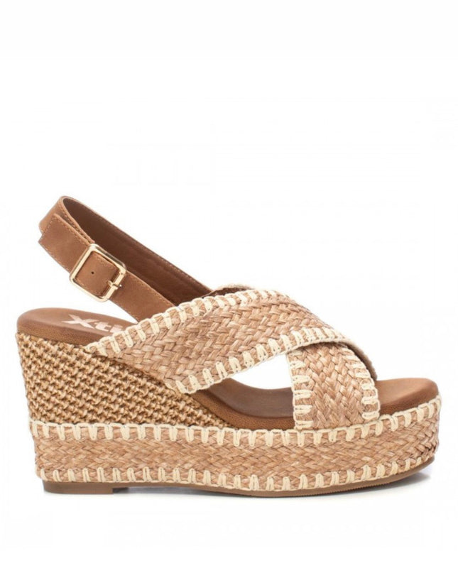 Woven Wedge - Taupe