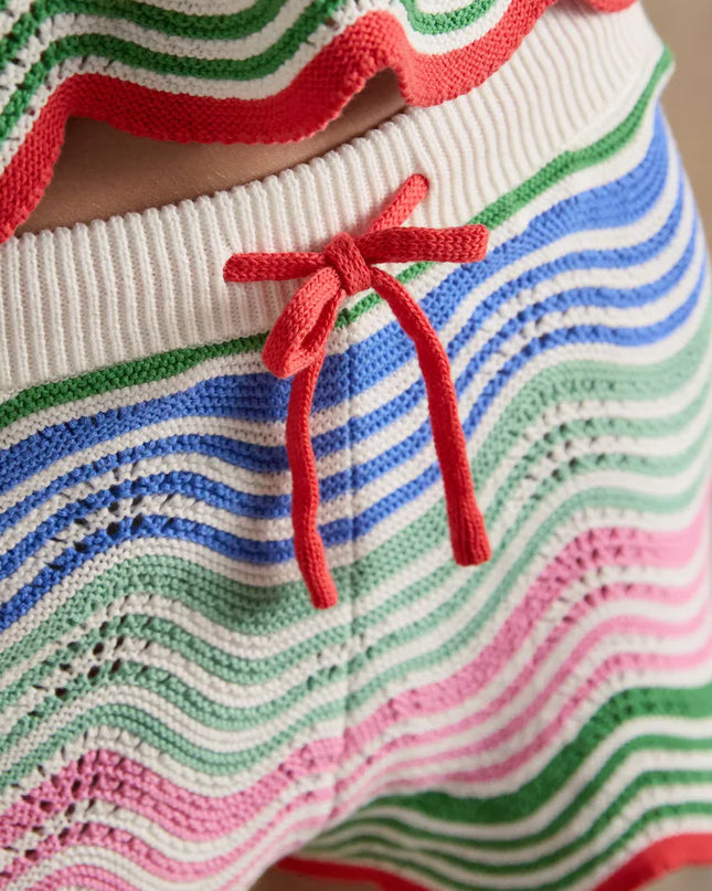 Sandy Wave Knit Short - Multi