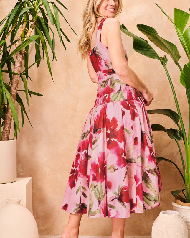 Sybil Dress - Dusty Floral