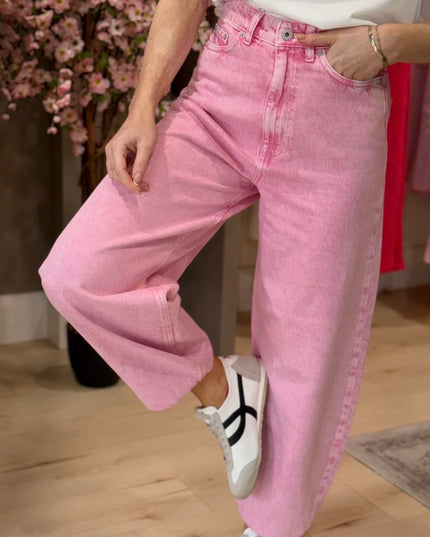 Avena Barrel Pants - Cameo Pink