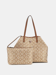 Guess Vikky II Large Tote - Cognac