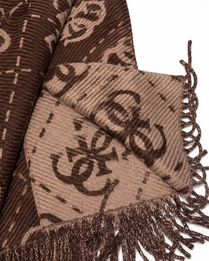 Guess Nolana 4G Logo Scarf - Brown/Chocolate