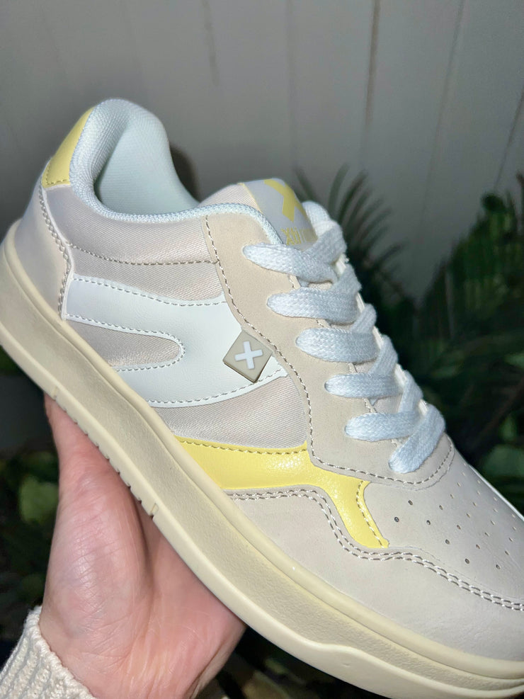Contrast Sneaker - Lemon