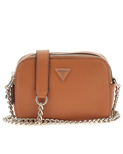Guess Noelle Crossbody Camera Bag - Light Cognac
