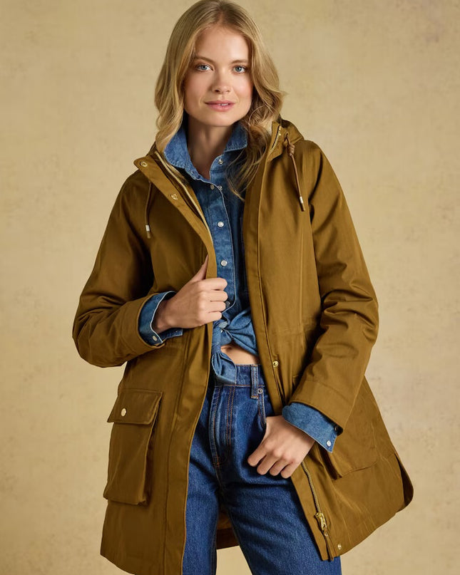 Joules Evercosy Raincoat With Hood - Olive
