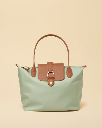 Edie Tote Shoulder Bag - Pistachio