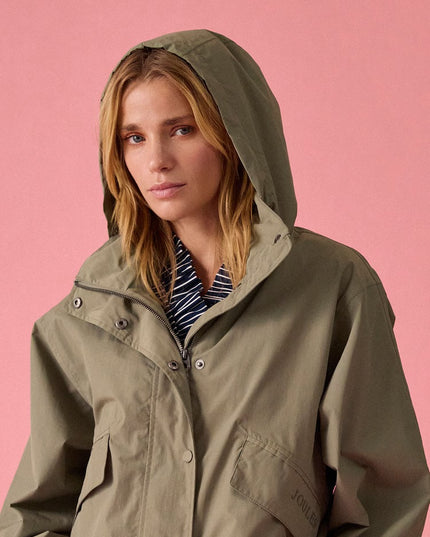 Hove Waterproof Windbreaker Jacket -  Khaki Green