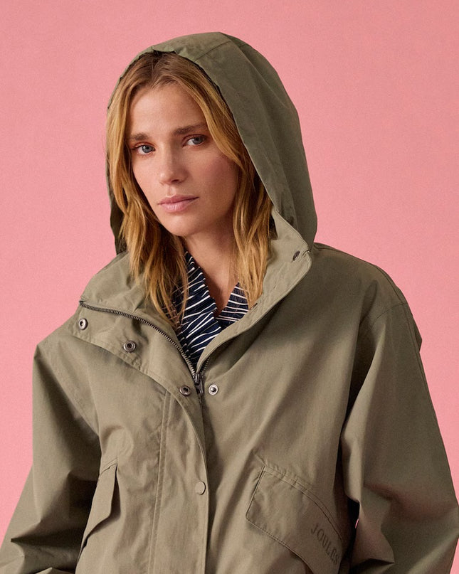Hove Waterproof Windbreaker Jacket -  Khaki Green