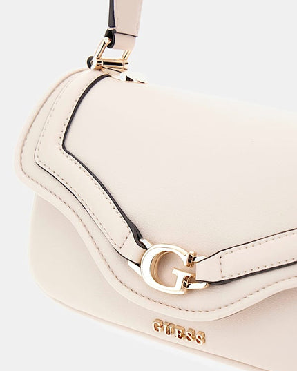 Guess Dea Mini Crossbody Flap - Off White