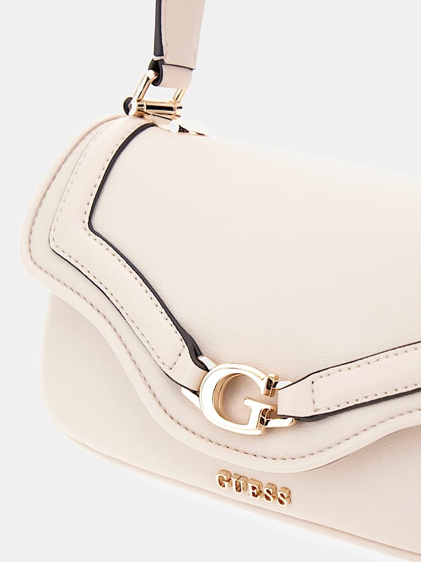 Guess Dea Mini Crossbody Flap - Off White