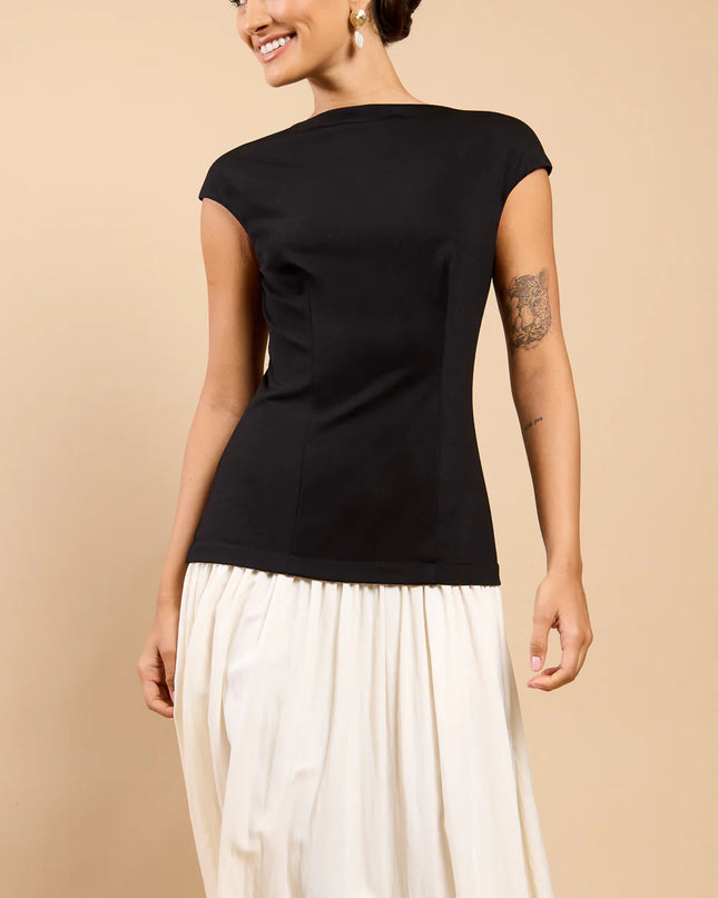 Amoura Monochrome Dropped Waist Maxi Dress