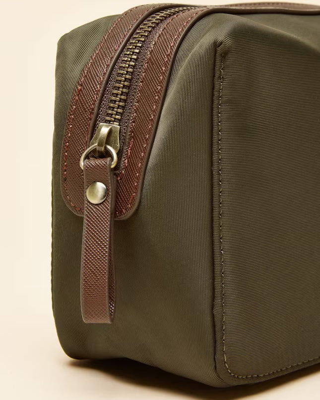 Edie Cosmetic Bag - Khaki Green