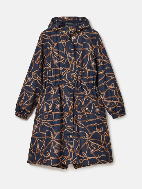 Joules Holkham Waterproof Packable Raincoat With Hood Navy Blue Spoilt Belle Boutique Online