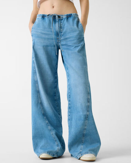 Guess Jeans Extra Wide Jogger - Blue