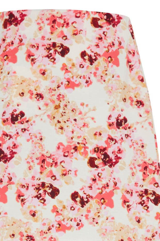 Kate Print Skirt - Calypso Coral Flower