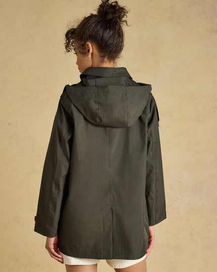Rainmore Waterproof Button Through Raincoat -  Khaki Green