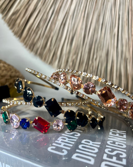 Lily Rhinestone Hairband - Multi